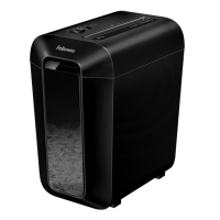 Fellowes Dokumentförstörare P4 | Fellowes Powershred LX65 svart [5,5kg] 4400701 213365