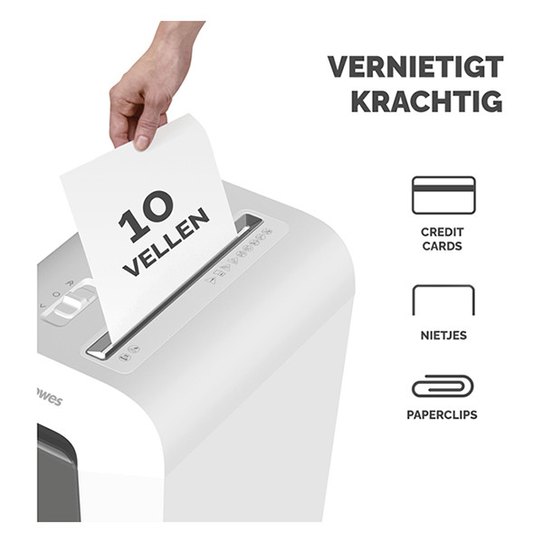Fellowes Dokumentförstörare P4 | Fellowes Powershred LX65 vit [5,5kg] 1000110076 213005 - 3