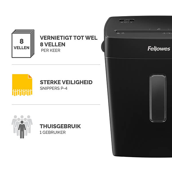 Dokumentförstörare P4 | Fellowes Powershred P-42C [4kg] 213420 - 2