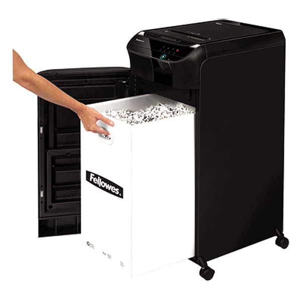 Fellowes Dokumentförstörare P5 | Fellowes AutoMax 600M | svart [32kg] 4657401 213019 - 4