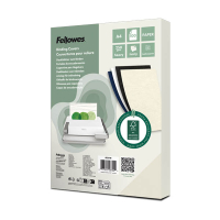 Inbindningsomslag A4 250 gram elfenben | Fellowes Leatherlook 100st 213196
