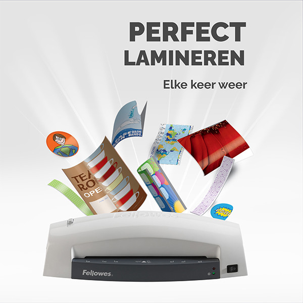 Fellowes Lamineringsmaskin A4 | Fellowes Lunar | vit 5715601 213376 - 2