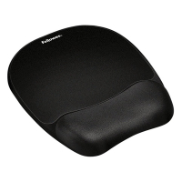 Fellowes Musmatta 23x20cm med handledsstöd | Fellowes Memory foam | svart 9176501 213253