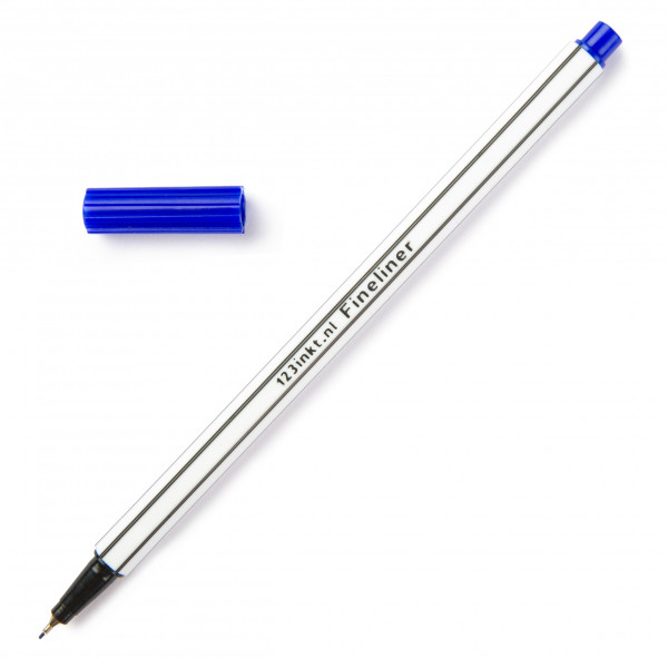 Fineliner 0.45mm | 123ink | blå 300297 - 1