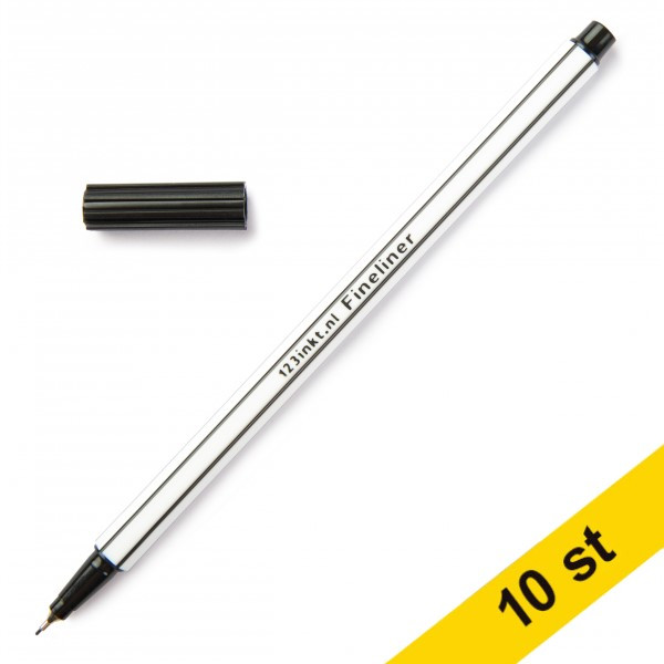 Fineliner 0.45mm | 123ink | svart | 10st⭐ 300432 - 1