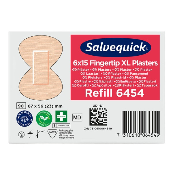 Fingertoppsplåster XL | Salvequick 501462 - 5