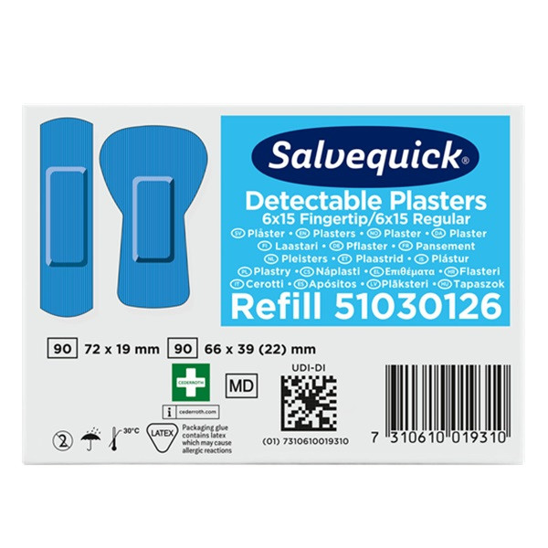 Fingertoppsplåster avtagbart | Salvequick 501455 - 5