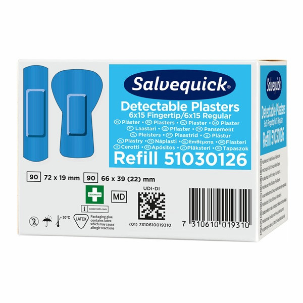 Fingertoppsplåster avtagbart | Salvequick 501455 - 6
