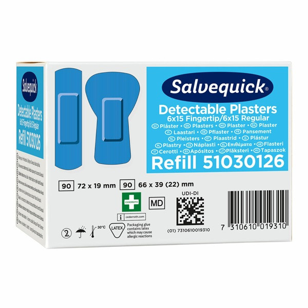 Fingertoppsplåster avtagbart | Salvequick 501455 - 7