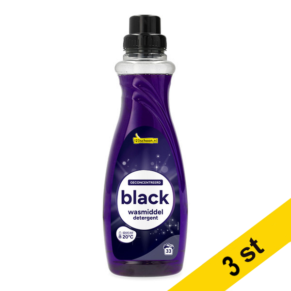 Flytande tvättmedel 1L | 123ink Black | 3st SDR07355 - 1