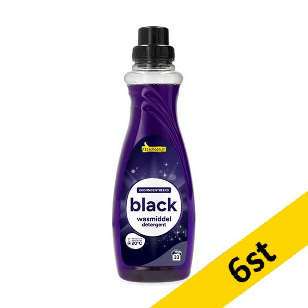 Flytande tvättmedel 1L | 123ink Black | 6st SDR07355 - 1