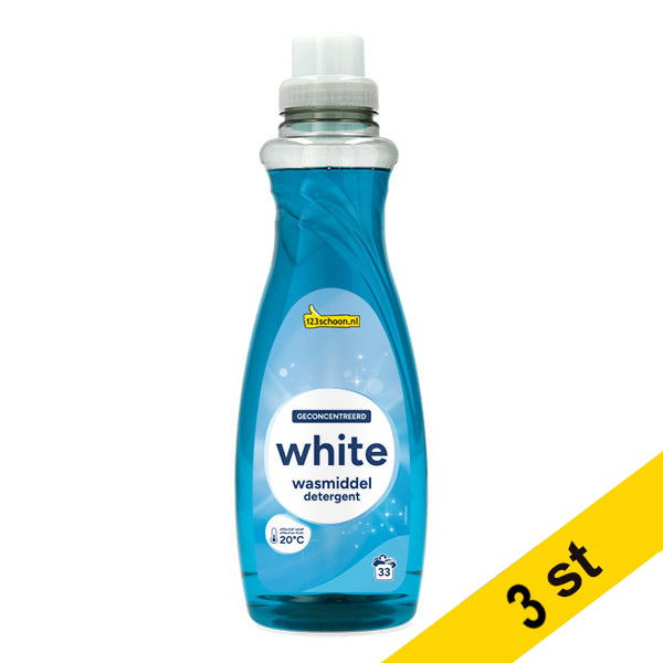 Flytande tvättmedel 1L | 123ink White | 3st SDR07353 - 1