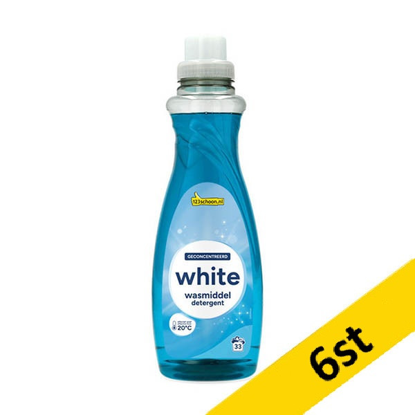 Flytande tvättmedel 1L | 123ink White | 6st SDR07353 - 1