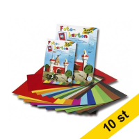 Folia Färgad Kartong 22x33cm | Folia | sorterade färger | 100 ark  222315