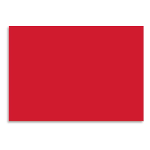 Folia Färgad Kartong 50x70cm röd | 25 ark FO-612520 222014 - 1