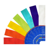 Folia Kräppapper 250x50cm | Folia | regnbågsset | 26 ark  222274