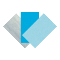 Folia Silkespapper 50x70cm | blå-ljusblå-silver 78 ark 222277