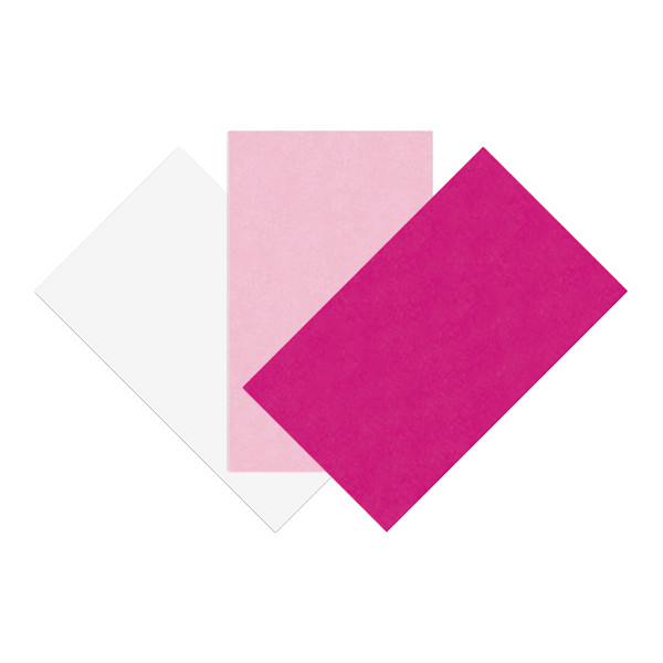 Folia Silkespapper 50x70cm | rosa/ljusrosa/vit | 26 ark x 3⭐ 222276 - 1
