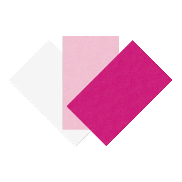 Folia Silkespapper 50x70cm | rosa/ljusrosa/vit | 26 ark x 3  222276 - 1