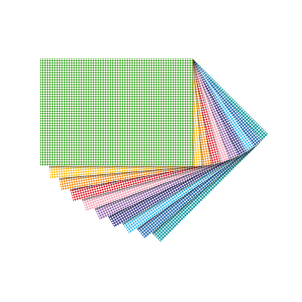 Folia pappersblock färgade rutor 50 x 70 cm | 10 ark 47409 222125 - 1