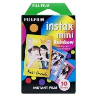Fujifilm Instax MINI RAINBOW 46x62mm | glansigt | 10 ark 150820