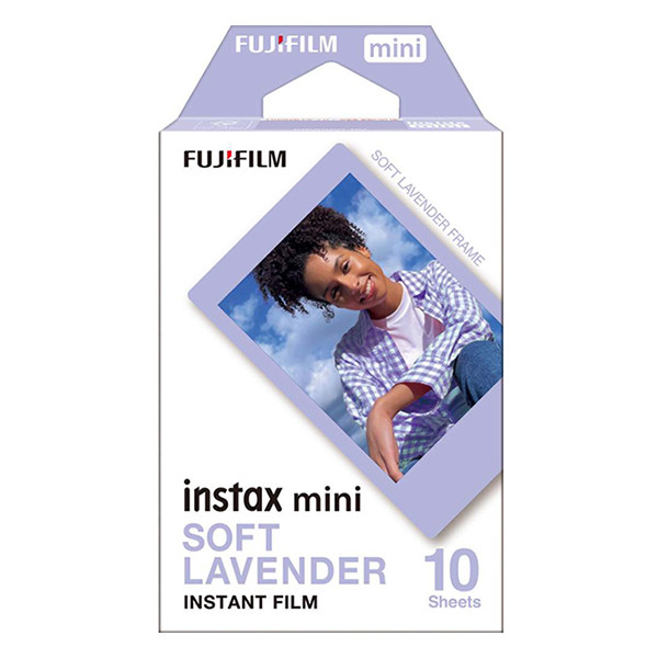 Fujifilm Instax MINI SOFT LAVENDER 46x62mm | glansigt | 10 ark 150859 - 1