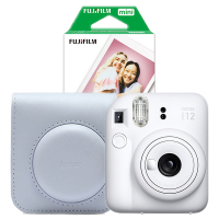 Fujifilm Instax Mini 12 White med vitt fodral och fotopapper (20 ark) 150885