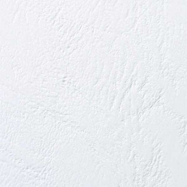GBC 4400 LeatherGrain Inbindningsomslag A5 250 gram vit | 100st 4400015 207787 - 1