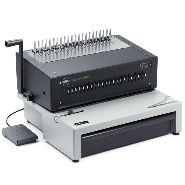 Bindningsmaskin elektrisk med fotpump | GBC CombBind C800Pro [23kg] 207536 - 3
