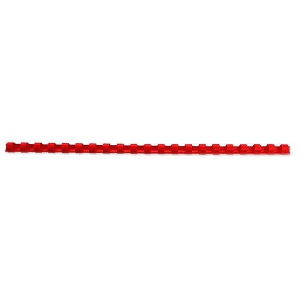 GBC Bindningsspiral | 6mm | GBC 4028 CombBind | röd | 100st 4028213 207110 - 1