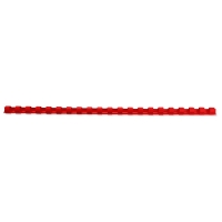 Bindningsspiral 10mm röd | GBC 4028 CombBind | 100st 207134