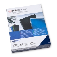 GBC IB387265 PolyOpaque Inbindningsomslag 300 mikron mörkblå | 100st IB387265 207466