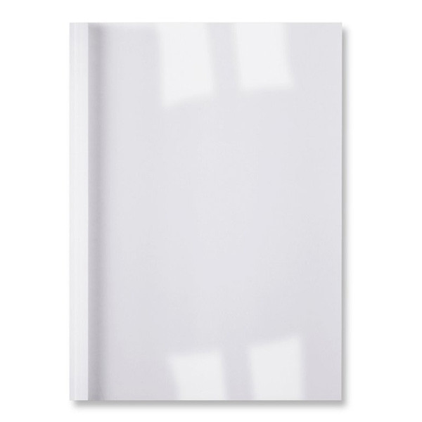 Inbindningsomslag A4 1,5mm vit | GBC IB3863 LinenWeave ThermaBind 100st 207756 - 1