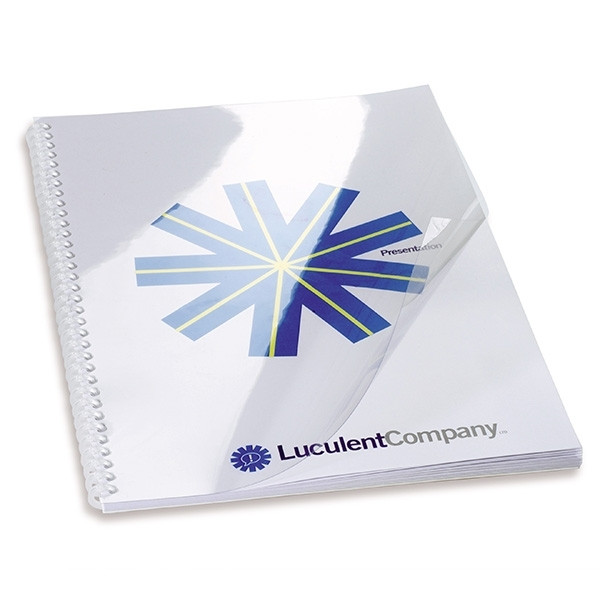 Inbindningsomslag A4 240 mik. transparent | GBC CE0124 HiClear 100st 207368 - 1