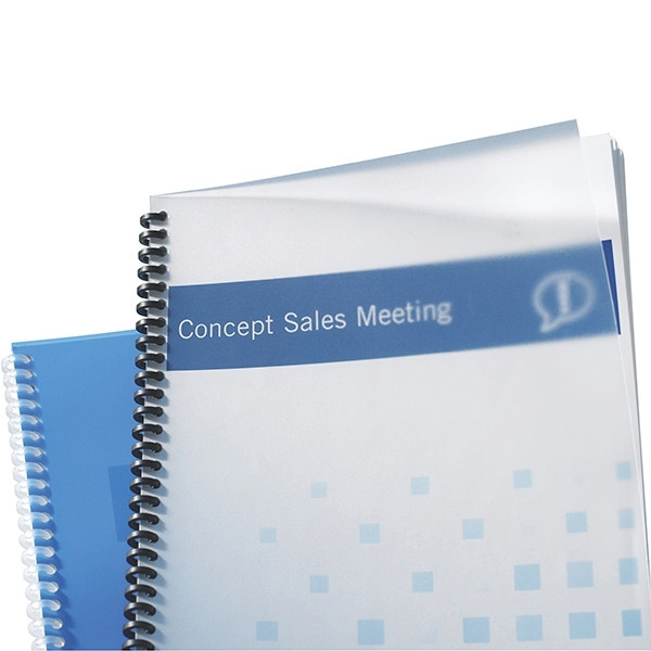 Inbindningsomslag A4 450 mik. frostad | GBC IB3871 PolyClearView 50st 207358 - 1