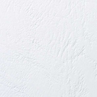 Inbindningsomslag A5 250 gram vit | GBC 4400 LeatherGrain ThermaBind 100st 207787