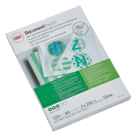 GBC Lamineringsfickor A4 100 mik. | blank | GBC 100st 3740306 207002