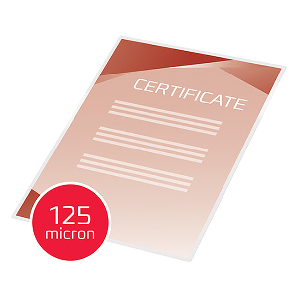GBC Lamineringsfickor A4 (självhäftande) 125 mik. | blank | GBC 100st 3747243 207048 - 3