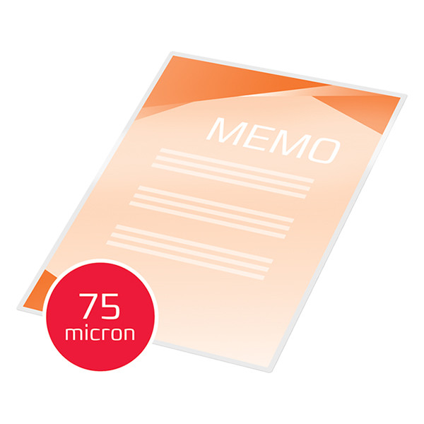 GBC Lamineringsfickor A5 75 mik. | blank | GBC 25st 3740483 207593 - 4