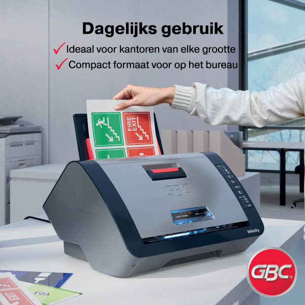 Lamineringsmaskin A4 | GBC Velocity Semi-automatic | svart 208305 - 5