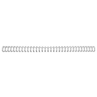 GBC Metalltrådsbaksida | 5mm | GBC 2101 | silver | 100st 2101007E 207242