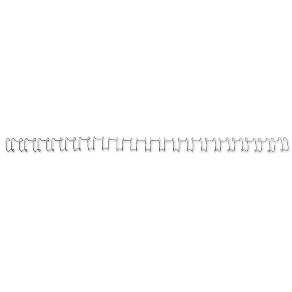 GBC Metalltrådsbaksida | 6mm | GBC IB1604 | silver | 100st IB160431 207212 - 1