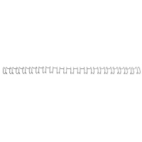 GBC Metalltrådsbaksida | 6mm | GBC IB1604 | silver | 100st IB160431 207212