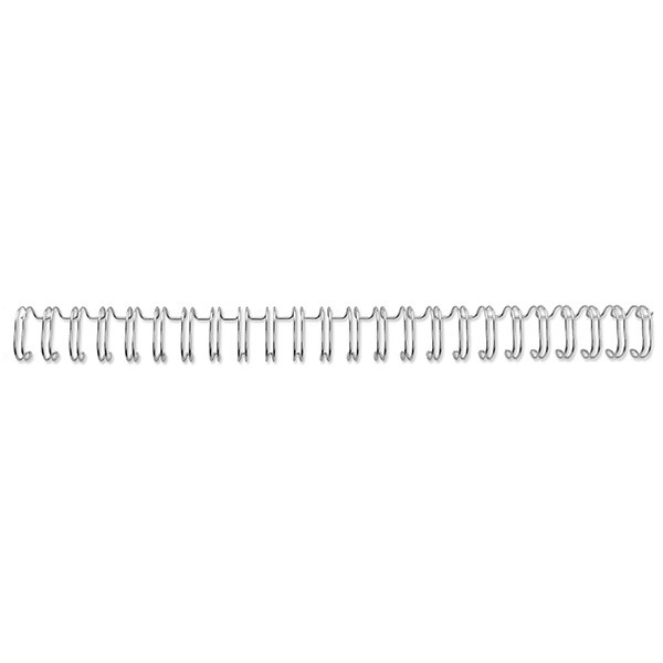 GBC Metalltrådsbaksida | 6mm | GBC RG8104 | silver | 100st RG810497 207248 - 1