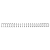 GBC Metalltrådsbaksida | 6mm | GBC RG8104 | silver | 100st RG810497 207248