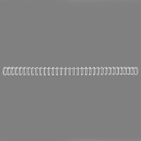 GBC Metalltrådsbaksida | 8mm | GBC RG8105 | vit | 100st RG810570 207252