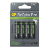GP 2000 ReCyko Pro Photo Flash Uppladdningsbart AA/HR06 Ni-Mh batteri 4-pack