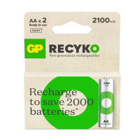 GP 2100 ReCyko Uppladdningsbart AA | HR06 Ni-Mh batteri 2-pack AGP00117