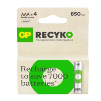GP 850 ReCyko Uppladdningsbart AAA | HR03 Ni-Mh batteri 4-pack AAA HR03 HR3 AGP00111