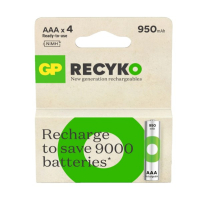 GP 950 uppladdningsbara AAA | HR03 batteri 4-pack AAA HR03 HR3 AGP00115